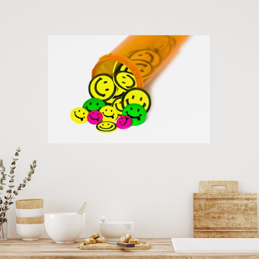 幸せなピル ポスター (キッチン)