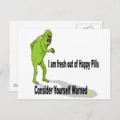 幸せなピル ポストカード (正面/裏面)