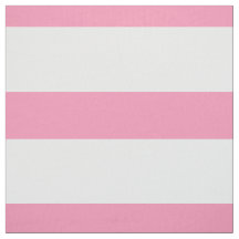 幸せなピンクおよび白い大きい縞で飾ります