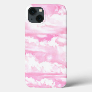 幸せなピンクの雲 iPhone 13ケース