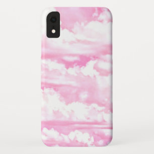 幸せなピンクの雲 iPhone XRケース