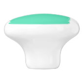 幸せなピーカーブ式ラマEmoji セラミックノブ (側面)