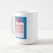 幸せなピーナツなしの休日! (マグ) コーヒーマグカップ (正面左)