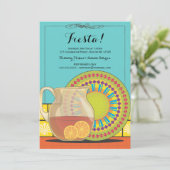 幸せなフェスタのパーティの招待状 招待状 (スタンド正面)