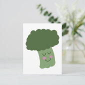 幸せなブロッコリー ポストカード (スタンド正面)