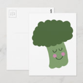 幸せなブロッコリー ポストカード (正面/裏面)