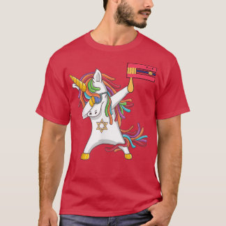幸せなプリムの日の衣装Unicorn Jewnicorn Tシャツ