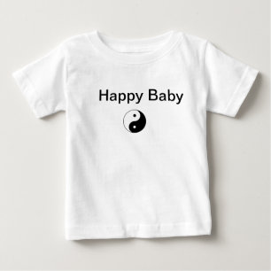 幸せなベビーのためのヨガのワイシャツ ベビーTシャツ
