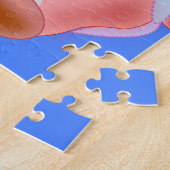 幸せなベビーのカバ ジグソーパズル (側面)