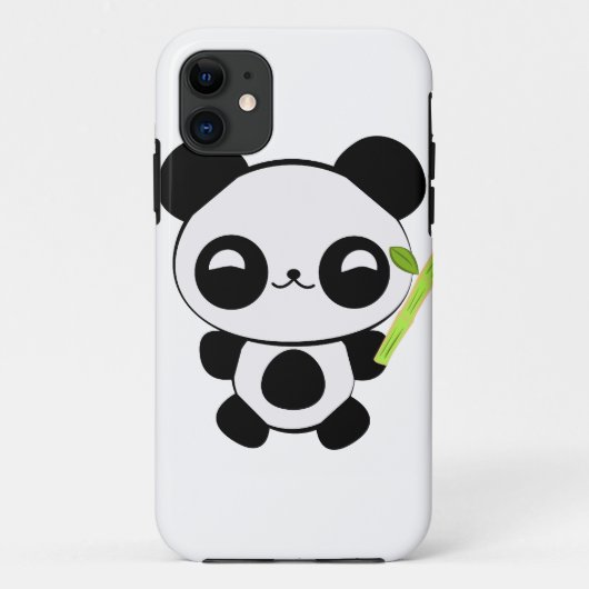 幸せなベビーのパンダのiPhoneの場合 Case-Mate iPhoneケース (裏面)
