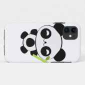幸せなベビーのパンダのiPhoneの場合 Case-Mate iPhoneケース (裏面(横))