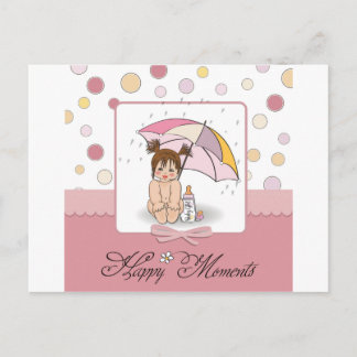 幸せなベビー ポストカード
