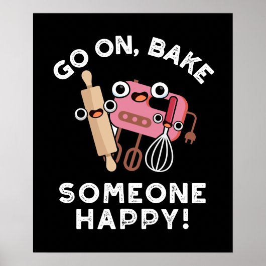 幸せなベーカーおもしろいプンダークBG ポスター (正面)