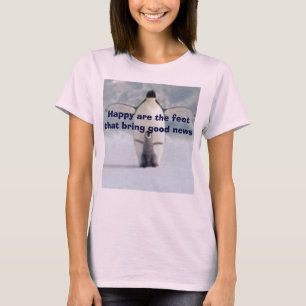 幸せなペンギンおよびひよこプリントI10282801はTh…です Tシャツ