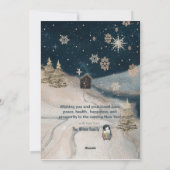 幸せなペンギンの家族 シーズンカード (裏面)