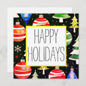 幸せなホリデーカード (正面/裏面)