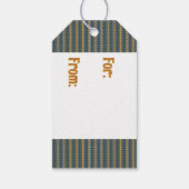 幸せなホリデーギフトラベル ギフトタグ (裏面)