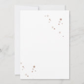 幸せなホリデーズスターズパインツリーフォト 案内状 (裏面)