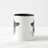 幸せなホルスタイン牛 マグカップ (中央)