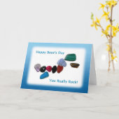 幸せなボスの日あなたが本当にロック カード (黄色い花)