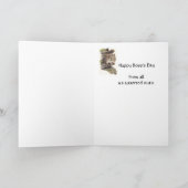 幸せなボスの日、すべての私たちの組み合わせナッツ – リス カード (内部)