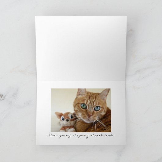 幸せなボスの日 カード (内部)