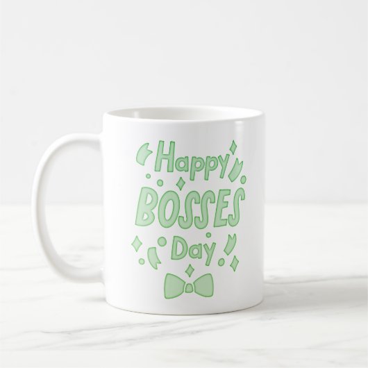 幸せなボスの日 コーヒーマグカップ (左)