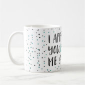 幸せなボス日のマグ コーヒーマグカップ (左)