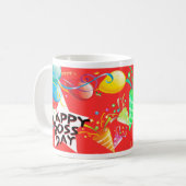 幸せなボス日 コーヒーマグカップ (正面左)