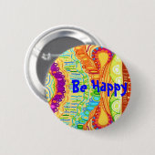 幸せなボタンがあって下さい 缶バッジ (正面&裏面)