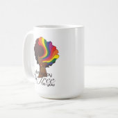 幸せなマグがあって下さい コーヒーマグカップ (正面左)