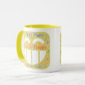 幸せなマグカップを心配しない マグカップ (正面左)