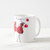 幸せなマグ コーヒーマグカップ (正面右)