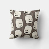 幸せなマシュマロの友人パターン クッション (裏面)