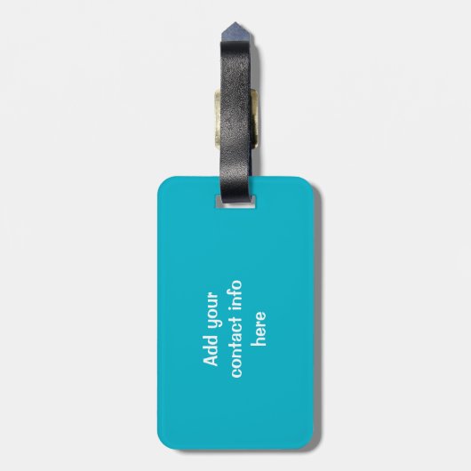 幸せなマシュマロの相棒の粘着性があるパフの菓子の友人 ラゲッジタグ (裏面縦)