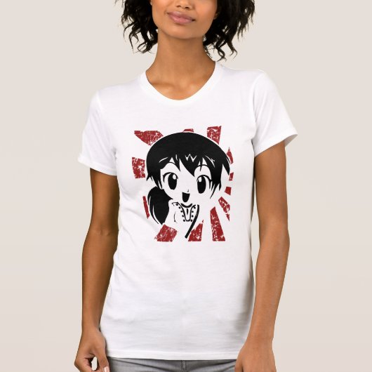 幸せなマンガ Tシャツ (正面)