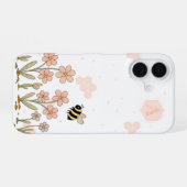 幸せなミツバチの庭 iPhone 16ケース (裏面横)
