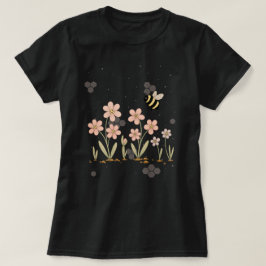 幸せなミツバチの庭 Tシャツ