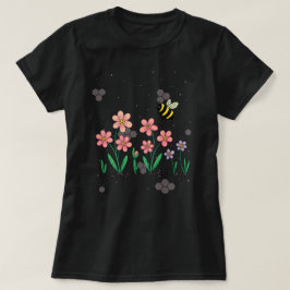幸せなミツバチの庭 Tシャツ