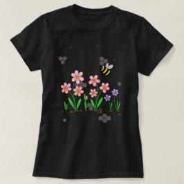 幸せなミツバチの庭 Tシャツ