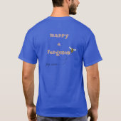 幸せなミツバチ ファーガソン信者Tシャツ Tシャツ (裏面)
