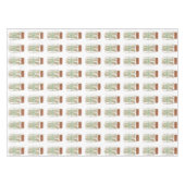 幸せなメイソンの瓶と藁のピクニックテーブルクロス テーブルクロス (正面(横))