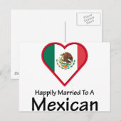 幸せなメキシコ結婚した人 ポストカード (正面/裏面)