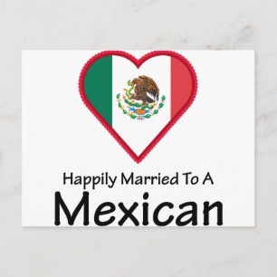 幸せなメキシコ結婚した人 ポストカード