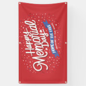 幸せなメモリアルデー 横断幕 (縦)