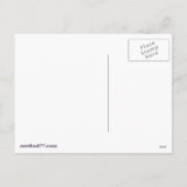 幸せなユール(キリスト降誕祭)の魔法使いのクリスマスの郵便はがき シーズンポストカード (裏面)