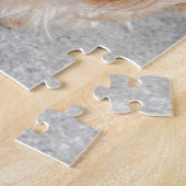 幸せなヨークシャーテリアの子犬 ジグソーパズル (側面)