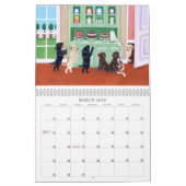 幸せなラブラドールのカレンダー2018年のC カレンダー (3月 2026)