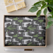 幸せなラマパターン 薄葉紙 (ギフト)