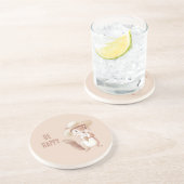 幸せなリス アイスクリーム コーン コースター (側面)